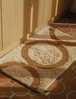 Palomino Bath Mat By Morrow Soft Goods -Home Decor Sale 03 PalominoBeigeDkCamel 180018500S Lifestyle