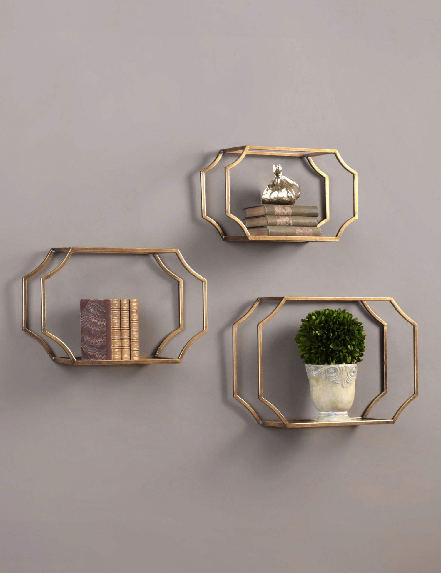 Lindee Shelves (Set Of 3) By Grace Feyock 4 Lindee Shelves (Set Of 3) By Grace Feyock - Image 2