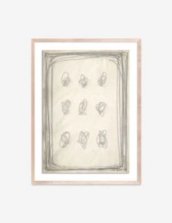 Penciled Grid Wall Art By Amy Berlin