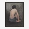Nude Back Study Wall Art By Ryan Brown -Home Decor Sale 52GCRA1334 FMA A LUL