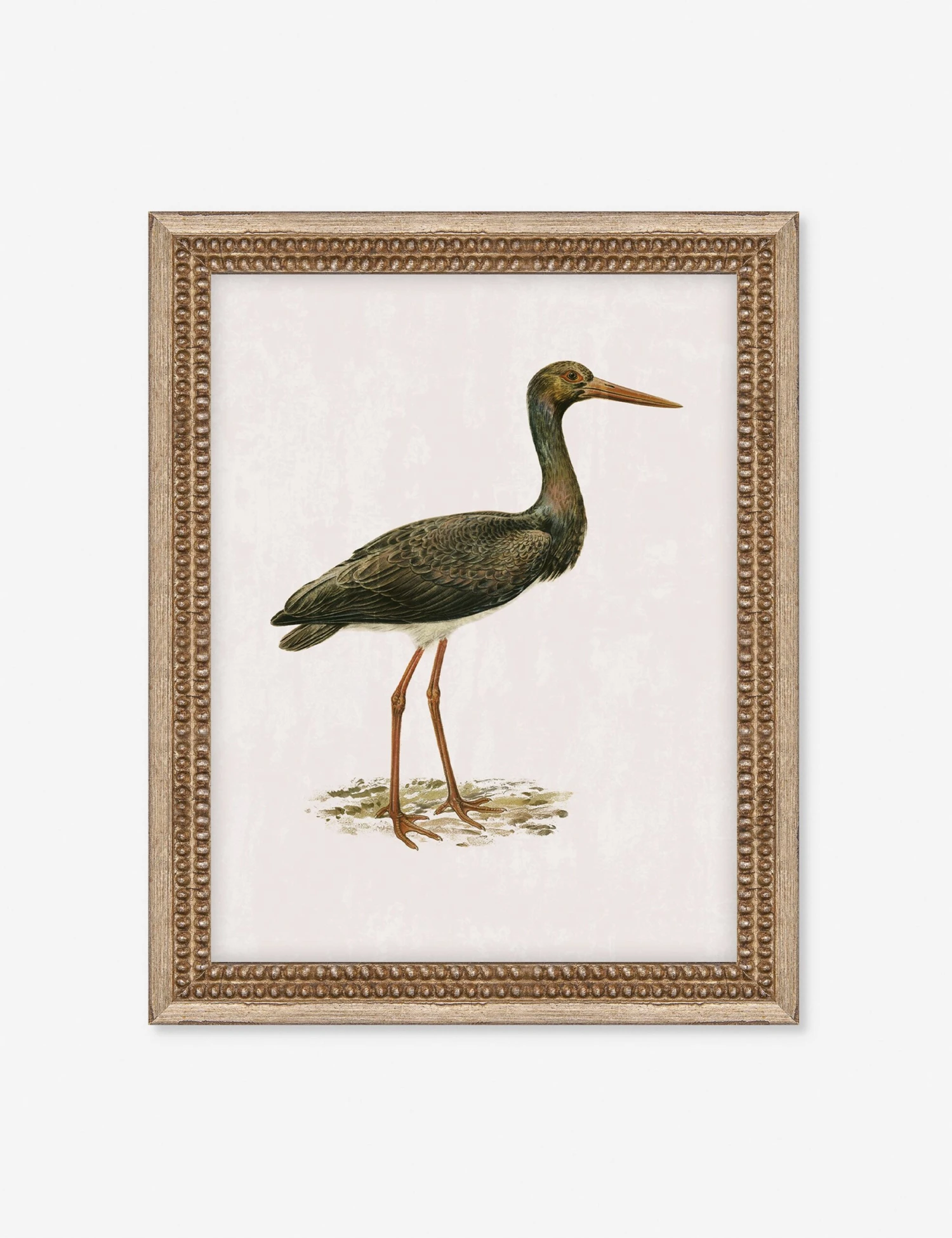 Heron Friend I Wall Art By Old World 3 Heron Friend I Wall Art By Old World