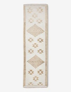 Vintage Turkish Hand-Knotted Wool Runner Rug No. 203, 2'11" X 11'6"