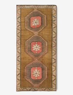 Vintage Turkish Hand-Knotted Wool Rug No. 374, 5'6" X 12'2"