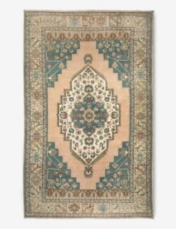 Vintage Turkish Hand-Knotted Wool Rug No. 383, 6'8" X 10'12"