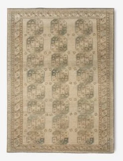 Vintage Turkish Hand-Knotted Wool Rug No. 388, 7'10" X 10'10"