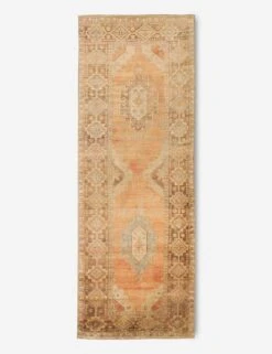 Vintage Turkish Hand-Knotted Wool Runner Rug No. 235, 4'1" X 12'