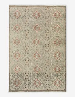 Vintage Turkish Hand-Knotted Wool Rug No. 408, 4' X 6'9"