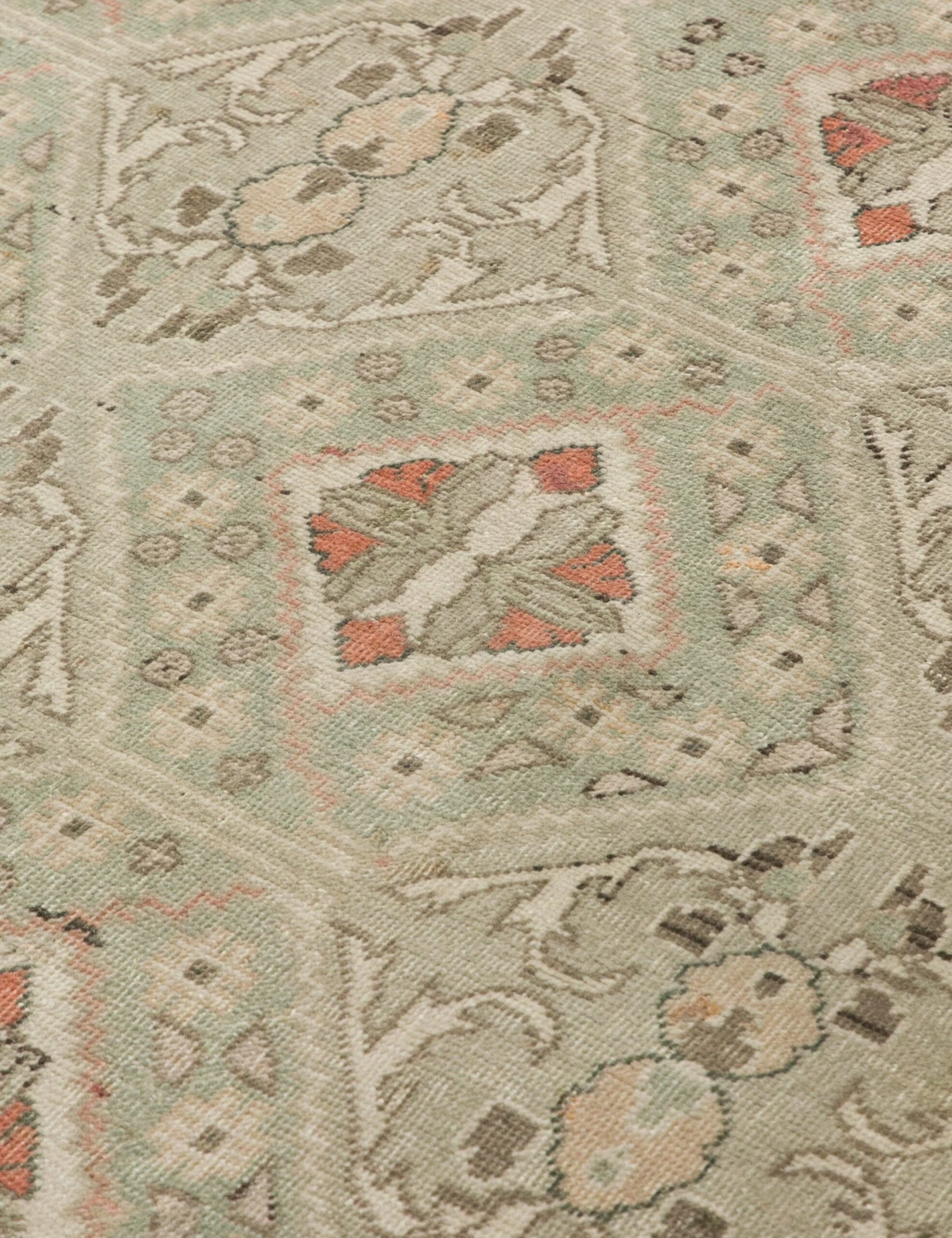 Vintage Turkish Hand-Knotted Wool Rug No. 408, 4' X 6'9" 5 Vintage Turkish Hand-Knotted Wool Rug No. 408, 4' X 6'9" - Image 3