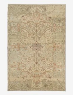 Vintage Turkish Hand-Knotted Wool Rug No. 440, 6'7" X 9'7"