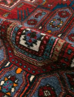 Vintage Turkish Hand-Knotted Wool Rug No. 446, 4'2" X 6'7" -Home Decor Sale A0661284 2