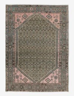 Vintage Turkish Hand-Knotted Wool Rug No. 450, 4'1" X 6'5"
