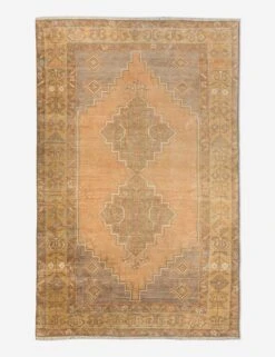 Vintage Turkish Hand-Knotted Wool Rug No. 457, 3'5" X 6'1"