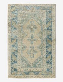 Vintage Turkish Hand-Knotted Wool Rug No. 459, 4'4" X 6'7"