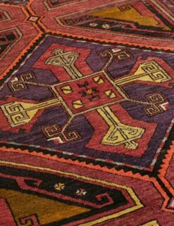 Vintage Turkish Hand-Knotted Wool Runner Rug No. 242, 4' X 14'1" -Home Decor Sale A0661302 3