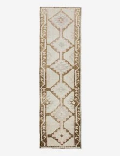 Vintage Turkish Hand-Knotted Wool Runner Rug No. 244, 2'12" X 10'12"