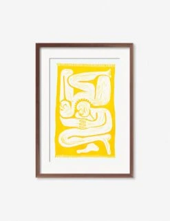 Cloudgazers Print By Adrian Brandon -Home Decor Sale AdrianCloudgazersWalnutFrame