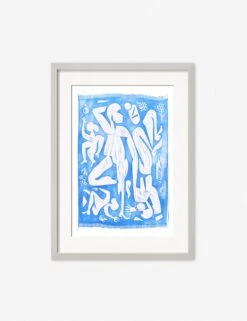 Picnic Print By Adrian Brandon -Home Decor Sale AdrianPicnicSilverFrame