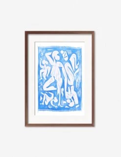 Picnic Print By Adrian Brandon -Home Decor Sale AdrianPicnicWalnutFrame