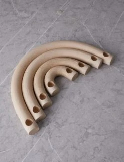 Arc Candle Holder (Set Of 4) By SIN -Home Decor Sale ArcCandleHolder Speckled A0653218 Product 0002