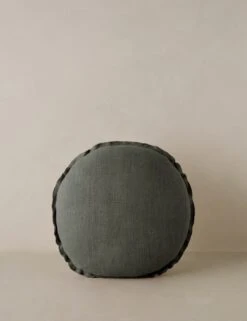 Arlo Linen Round Pillow -Home Decor Sale ArloLinenPillow Conifer Round A0657490 1358 1