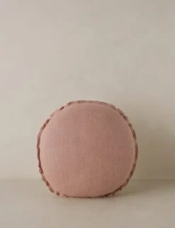 Arlo Linen Round Pillow -Home Decor Sale ArloLinenPillow Terracotta Round A0657498 1343 1