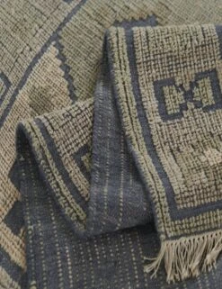 Taha Handwoven Wool Rug -Home Decor Sale BRS 01BLU 05