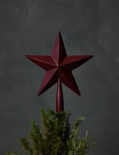 Hand-Painted Wood Tree Topper -Home Decor Sale BeechwoodTreeTopper Brick 8e92a49d 92cd 4836 b82a 6d4fb0f2c033