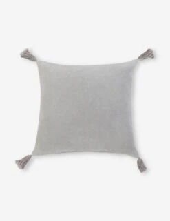 Bianca Velvet Pillow By Pom Pom At Home -Home Decor Sale Biancagrey20copy