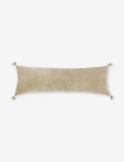 Bianca Velvet Pillow By Pom Pom At Home -Home Decor Sale Biancanaturallong