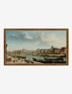 A View Of Paris With The Ile De La Cité Wall Art By Jean-Baptiste Raguenet
