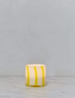 Donte Candle Holder 20 Donte Candle Holder -Home Decor Sale CANDLE HOLDER CALORE CURVE XS yellow white 13376