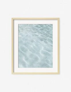 Byron Pool Photography Print By Carley Rudd -Home Decor Sale CarleyRuddByronPoolNaturalFrame