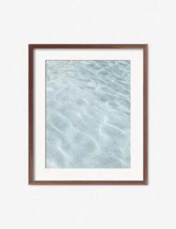 Byron Pool Photography Print By Carley Rudd -Home Decor Sale CarleyRuddByronPoolWalnutFrame