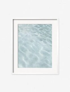 Byron Pool Photography Print By Carley Rudd -Home Decor Sale CarleyRuddByronPoolWhiteFrame