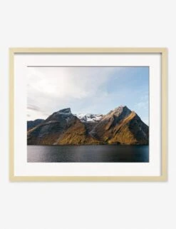 Fjords Photography Print By Carley Rudd -Home Decor Sale CarleyRuddFjordsNaturalFramedPrint