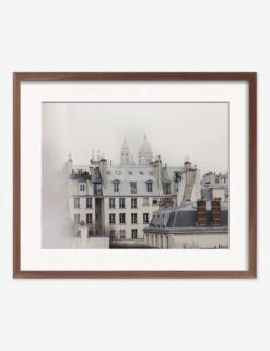 Montmatre Photography Print By Carley Rudd -Home Decor Sale CarleyRuddMontmatreWalnutFramedPrint