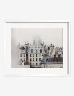Montmatre Photography Print By Carley Rudd -Home Decor Sale CarleyRuddMontmatreWhiteFramedPrint