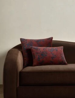 Carmine Velvet Pillow -Home Decor Sale CarmineVelvetPillowSiblingShot Sangria Product 0704