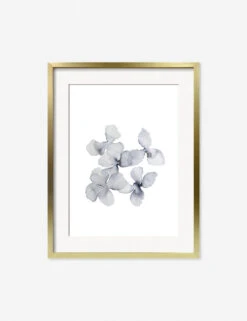 Frozen Leaves Print By Céline Nordenhed -Home Decor Sale CelineFrozenPetalsGoldFrame