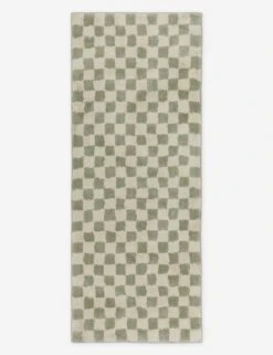 Checkerboard Bath Mat By Sarah Sherman Samuel -Home Decor Sale CheckerboardBathMatbySarahShermanSamuel Lichen 2 x5 A06569285144