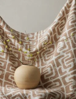 Circe Linen Fabric -Home Decor Sale CirceFabric Brown L04691741938