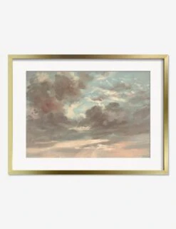 Cloud Study, Stormy Sunset Print By John Constable -Home Decor Sale CloudStudyStormySunsetGoldmatted