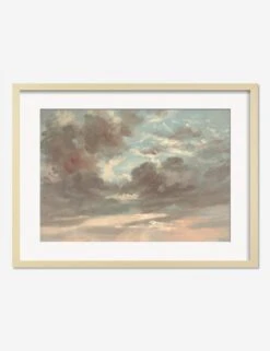 Cloud Study, Stormy Sunset Print By John Constable -Home Decor Sale CloudStudyStormySunsetNaturalMatted