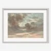Cloud Study, Stormy Sunset Print By John Constable