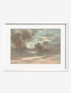 Cloud Study, Stormy Sunset Print By John Constable -Home Decor Sale CloudStudyStormySunsetWhiteMatted