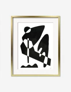 Contrasts Black Print By Jan SkÃ¡celÃ­k -Home Decor Sale ContrastsBlackGoldFrame