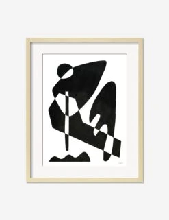 Contrasts Black Print By Jan SkÃ¡celÃ­k -Home Decor Sale ContrastsBlackNaturalFrame