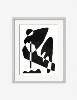 Contrasts Black Print By Jan SkÃ¡celÃ­k -Home Decor Sale ContrastsBlackSilverFrame