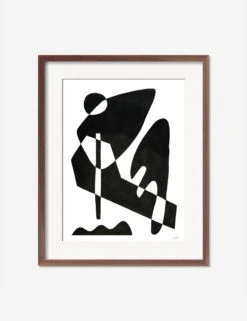 Contrasts Black Print By Jan SkÃ¡celÃ­k -Home Decor Sale ContrastsBlackWalnutFrame