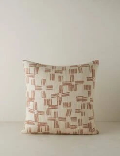 Crossmarks Silk Pillow By Élan Byrd